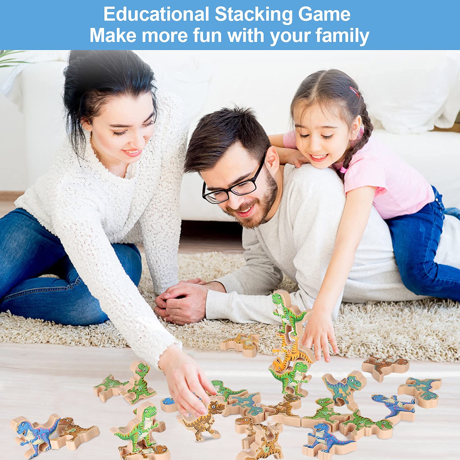 PATPAT 10 PCS Animal Wooden Blocks Stacking Toys for Kids, Animal Balance Game Wooden Puzzle for Toddler, Fine Motor Skill Educational Toys for 2 3 4 5 Year Old Girls Boys PATPAT 10 PCS Animal Wooden Blocks Stacking Toys for Kids, Animal Balance Game Wooden Puzzle for Toddler, Fine Motor Skill Educational Toys for 2 3 4 5 Year Old Girls Boys